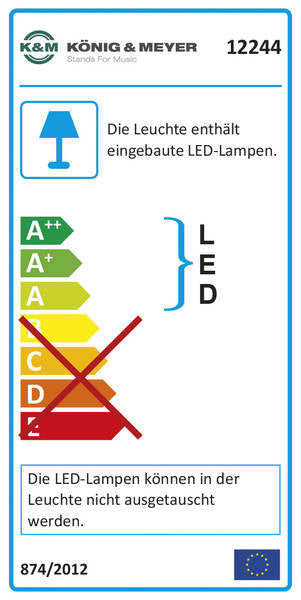 Lámpara de atril K&M 12244 doble2 LED FlexLight-2
