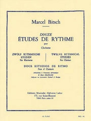 Doce estudios de ritmo para Clarinete M. Bitsch