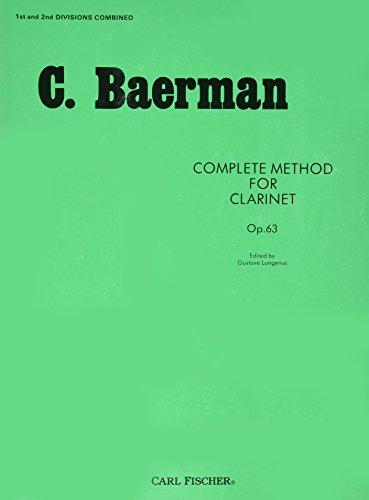 Complete Method for Clarinet Op. 63 C. Baermann Vol 1 y 2
