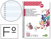 Libreta de música LIDERPAPEL A4 Vertical