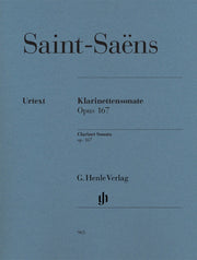 Sonata para clarinete op. 167 Saint-Saëns 