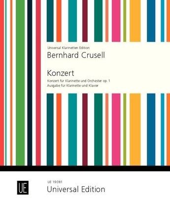 Concerto No. 1, Eb major para clarinete y piano op. 1, Bernhard Crusell