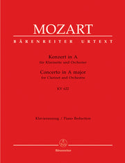 Concerto in A major para clarinete y orquesta, W.A. Mozart