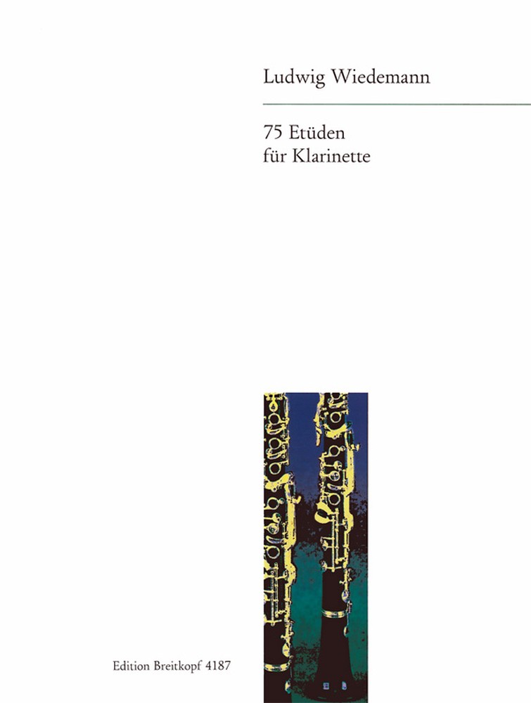 75 Estudios para Clarinete Wiedemann