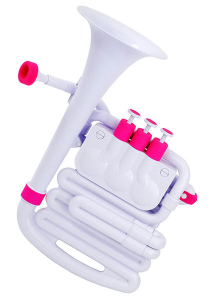 NUVO jHORN blanco-rosa