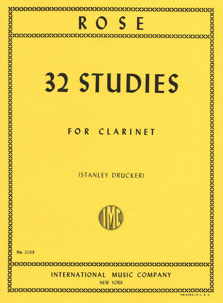 32 Estudios para Clarinete ROSE
