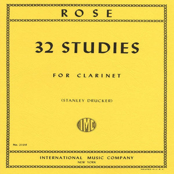 32 Estudios para Clarinete ROSE