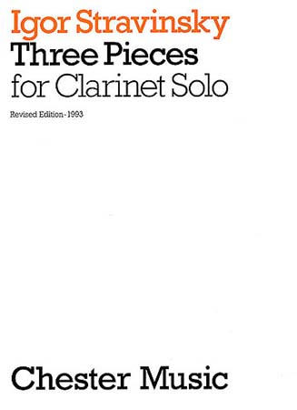 Three Pieces for Clarinet Solo Igor Stravinsky