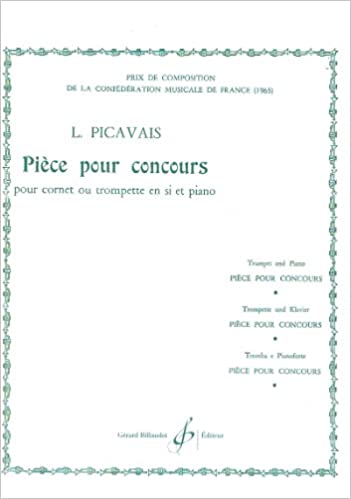 Piece pour Concours para Trompeta y Piano PICAVAIS
