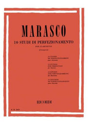 10 Estudios de perfeccionamiento para Clarinete MARASCO