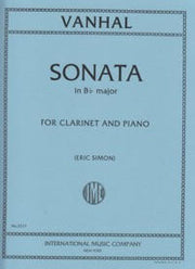 Sonata en Si Bemol Mayor para Clarinete y Piano VANHAL