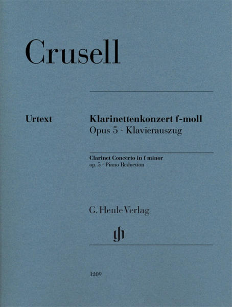 Concierto en Fa menor Op. 5 para Clarinete CRUSELL