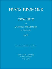 Concierto para 2 Clarinetes y Orquesta en Mib Mayor Op. 91 KROMMER