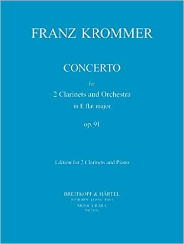 Concierto para 2 Clarinetes y Orquesta en Mib Mayor Op. 91 KROMMER