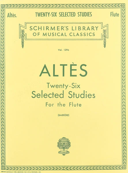 26 Estudios Selectos para Flauta ALTES