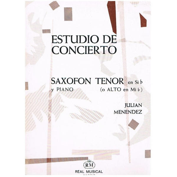 Estudio de Concierto J. MENENDEZ