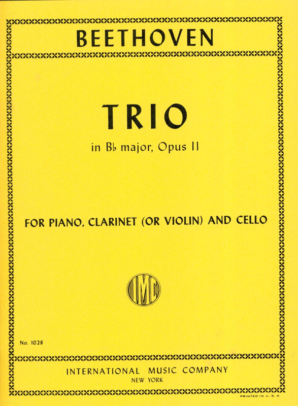 Trio Sib mayor Op 11 BEETHOVEN