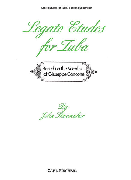 Legato Etudes para Tuba J. SHOEMAKER