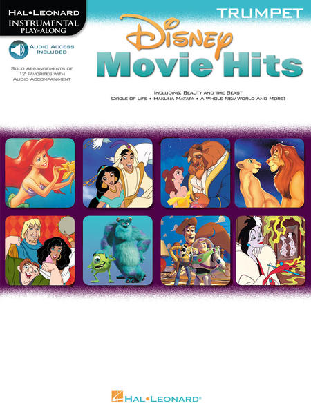 Disney Movie Hits para Trompeta Libro + Audio
