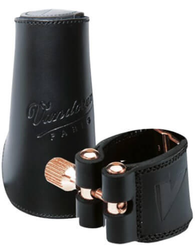 Abrazadera VANDOREN Cuero LC28L  para Saxofón Tenor