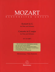 Concierto para Flauta y Orquesta en Sol Mayor K. 313 W. A. MOZART