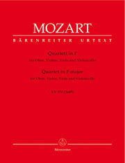Cuarteto para Oboe, Violín, Viola y Violonchelo en Fa mayor W. A. MOZART