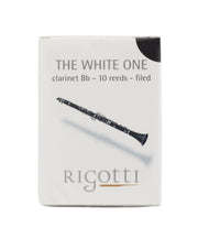 Caja de 10 cañas RIGOTTI The White One para clarinete