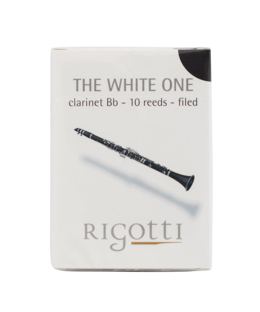 Caja de 10 cañas RIGOTTI The White One para clarinete