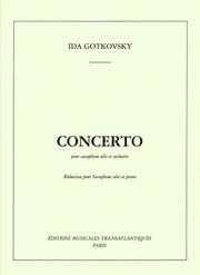 Concierto para Saxofón alto y orquesta IDA GOTKOVSKY