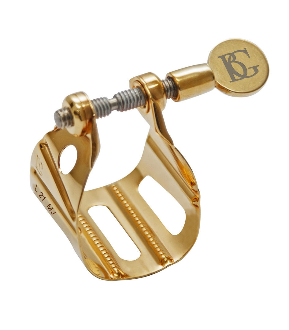 Abrazadera BG L21MJ Universal Jazz 24K para Saxofón alto y tenor