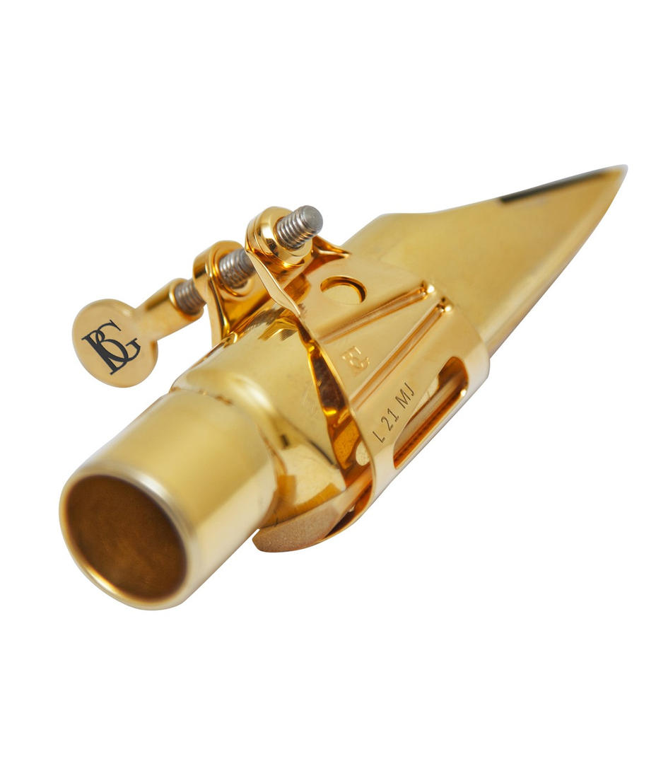 Abrazadera BG L21MJ Universal Jazz 24K para Saxofón alto y tenor-0