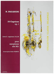 24 Caprichos Vol. 2 para Saxofón Alto N. PAGANINI