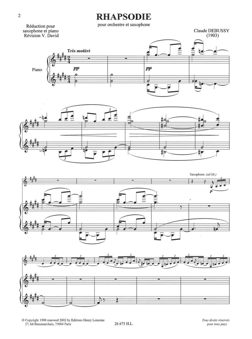 Rapsodia C. DEBUSSY-0