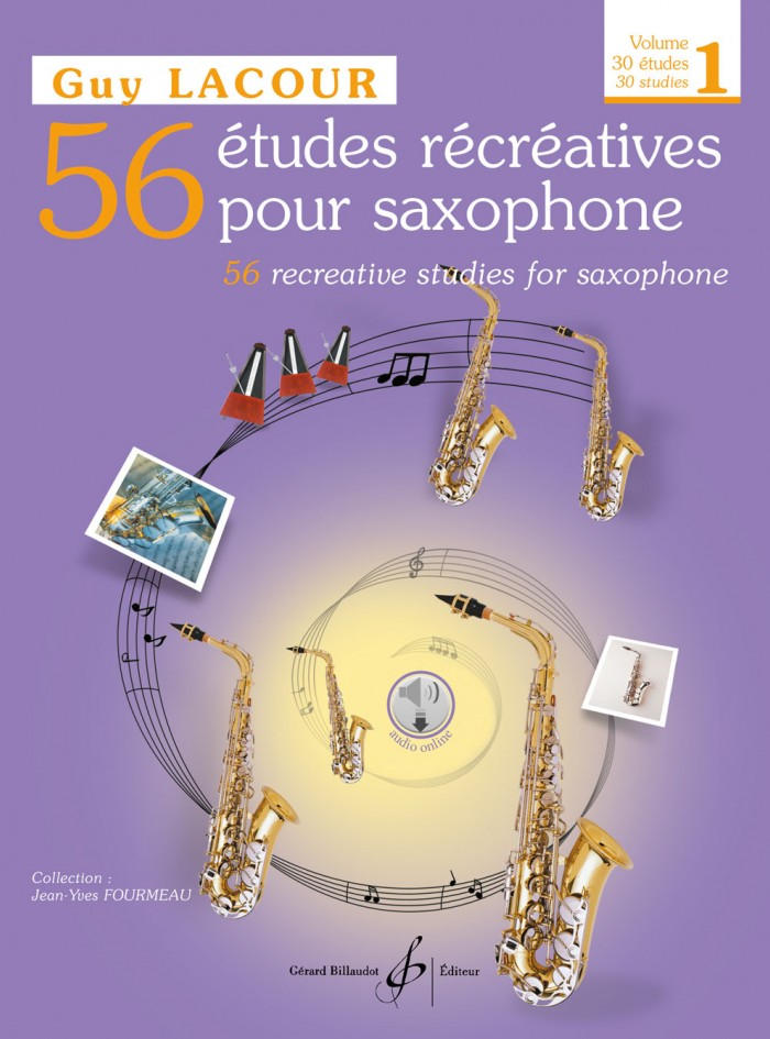 56 Estudios Recreativos para Saxofón Vol. 1 G. LACOUR