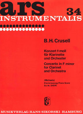 Concierto en Fa menor para Clarinete y Orquesta B. H. CRUSELL
