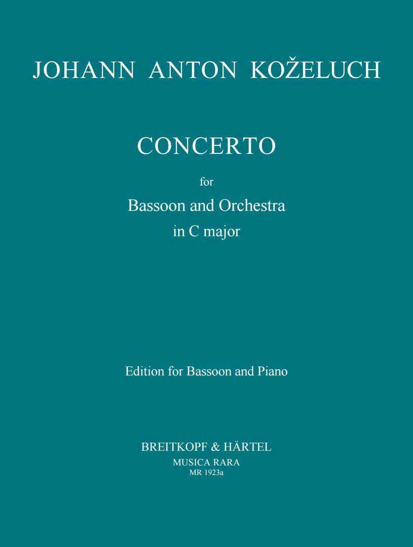 Concierto en Do Mayor para Fagot y Orquesta J. A. KOZELUCH