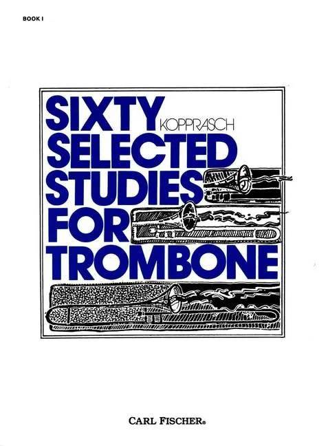 Soixante études choisies pour trombone, livre 1, G. KOPPRASCH