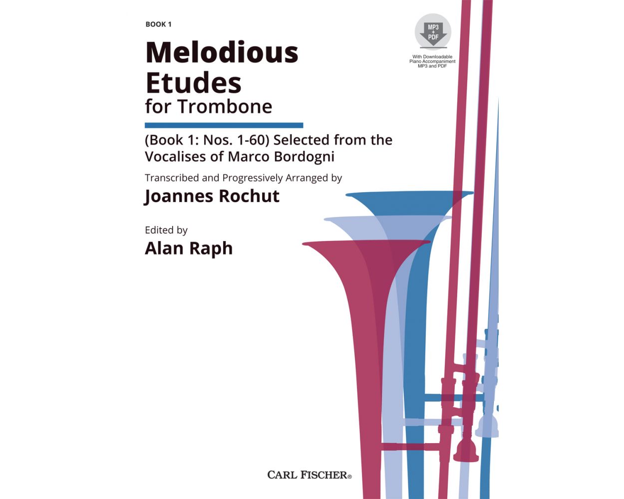 Estudios Melódicos para Trombón Libro 1 BORDOGNI