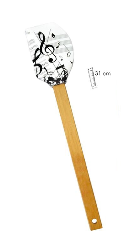 Espátula musical de silicona para cocina