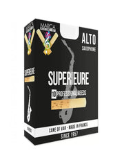 Caja de 10 cañas MARCA Superieure para Saxofón Alto