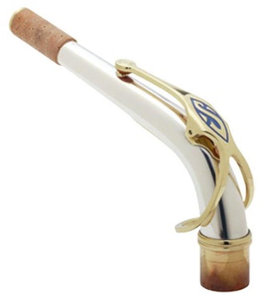 Tudel Saxofón Alto Selmer Serie III Plata Maciza Chapado Oro