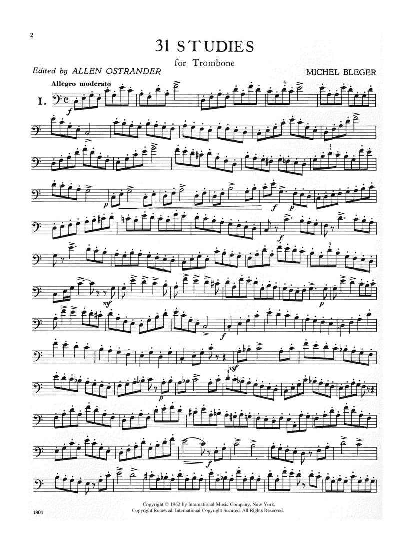 31 Estudios para Trombón M. BLEGER-0