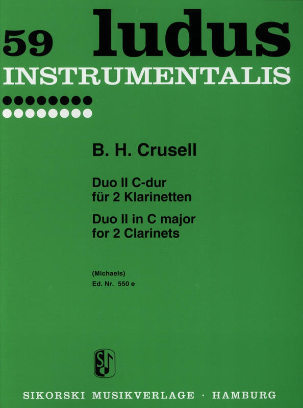 Duo II en Do Mayor para 2 Clarinetes B. H. CRUSELL