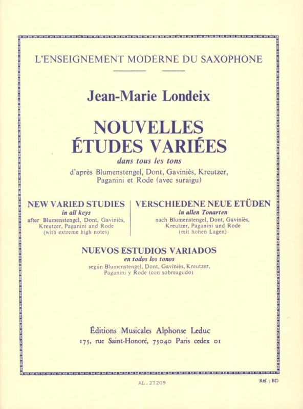 Nuevos Estudios Variados JEAN-MARIE LONDEIX