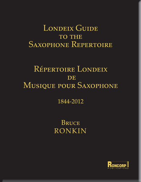 Guía Londeix del Repertorio para Saxofón B. RONKIN