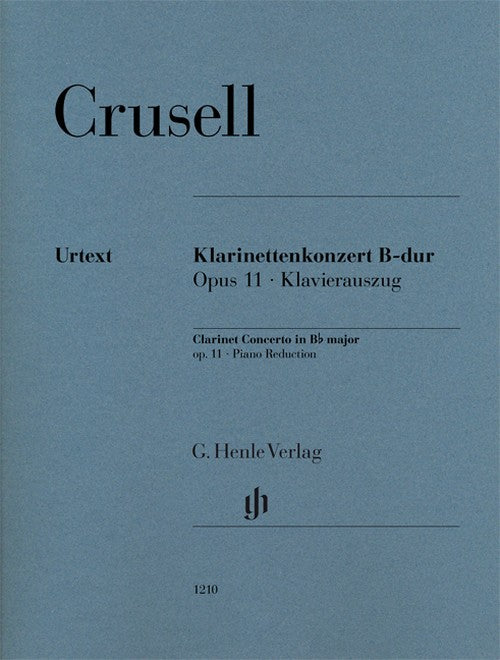 Concierto en Sib Mayor op. 11 para Clarinete CRUSELL