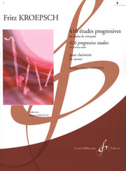 416 Estudios progresivos para Clarinete Vol. 4 Fritz KROPEPSCH