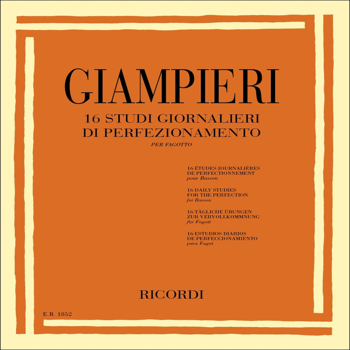 16 Estudios Diarios de Perfeccionamiento GIAMPIERI