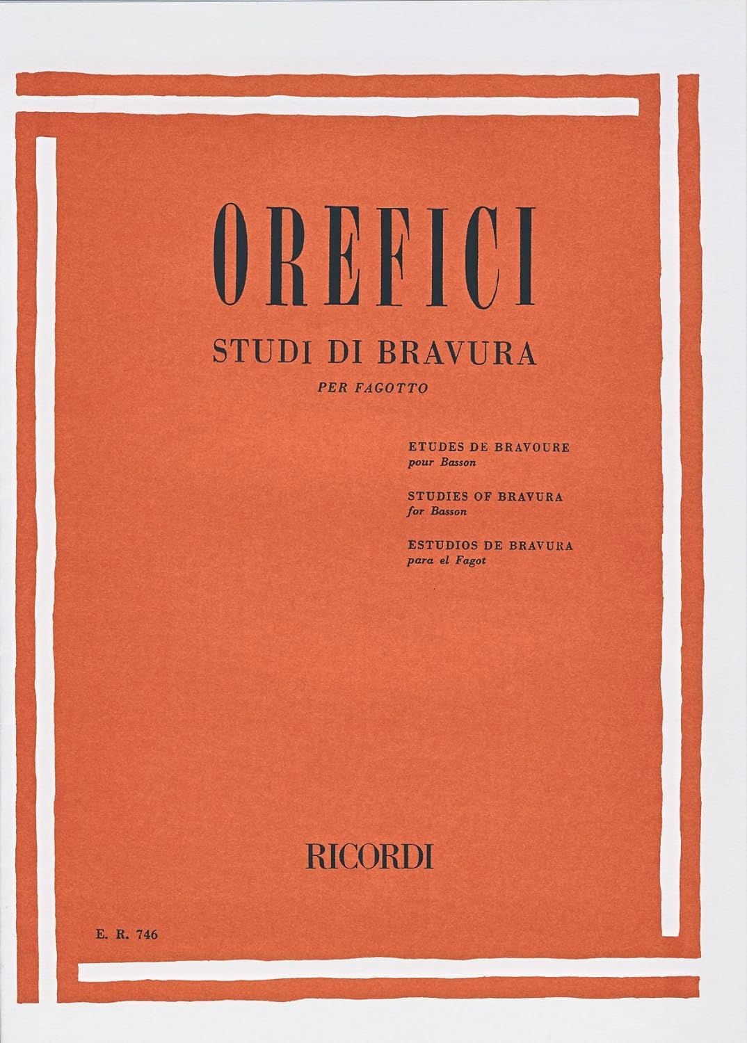 Estudios de Bravura para el Fagot OREFICI
