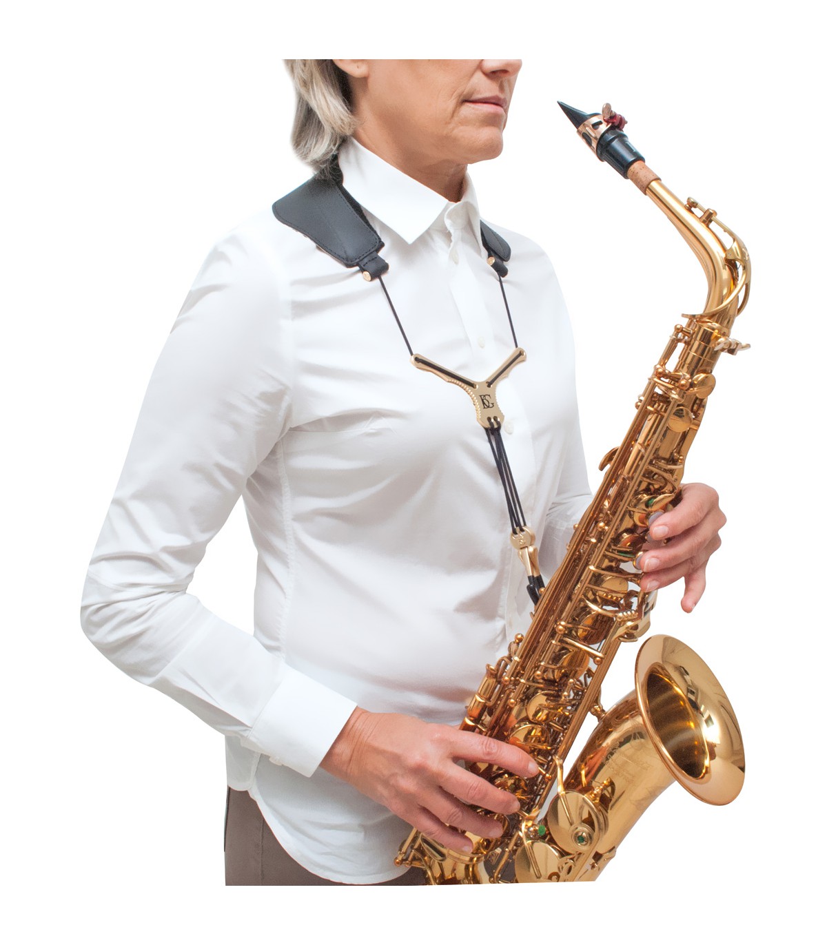 Colgante BG S73YMSH Yoke para Saxofón Alto/Tenor/Soprano-0